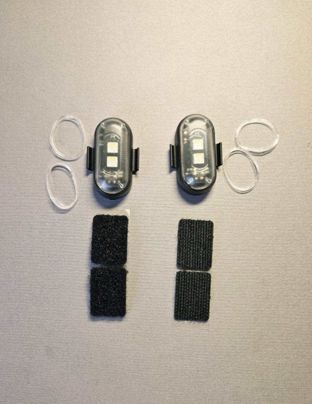Światła led do hulajnogi elektrycznej sterowane pilotem.
